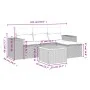 Gartensofa-Set mit 5-teiligen Kissen aus synthetischem Rattan in Beige. von , Gartensets - Ref: Foro24-3257745, Preis: 383,36...
