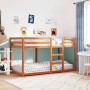 Etagenbett aus massivem, wachsbraunem Kiefernholz, 90 x 190 cm von , Betten und Lattenroste - Ref: Foro24-3214875, Preis: 155...