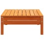 Taburete de jardín madera maciza de pino marrón cera by , Modular outdoor sofas - Ref: Foro24-838016, Price: 55,02 €, Discoun...