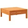 Massiver Gartenhocker aus braun gewachstem Kiefernholz. von , Modulare Sofas für den Außenbereich - Ref: Foro24-838016, Preis...