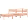 Sofá jardín con cojines reposapiés madera maciza abeto Douglas by , Modular outdoor sofas - Ref: Foro24-838187, Price: 198,03...