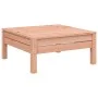 Sofá jardín con cojines reposapiés madera maciza abeto Douglas by , Modular outdoor sofas - Ref: Foro24-838187, Price: 198,03...