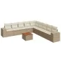 Juego de sofás jardín con cojines beige 10 pzas ratán sintético by , Garden sets - Ref: Foro24-3257822, Price: 686,25 €, Disc...