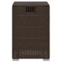Mesa cubierta para bombona de propano ratán marrón 40x40x60 cm by , Garden tables - Ref: Foro24-366295, Price: 74,67 €, Disco...