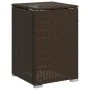 Mesa cubierta para bombona de propano ratán marrón 40x40x60 cm by , Garden tables - Ref: Foro24-366295, Price: 74,67 €, Disco...