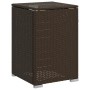Mesa cubierta para bombona de propano ratán marrón 40x40x60 cm by , Garden tables - Ref: Foro24-366295, Price: 73,02 €, Disco...