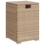 Mesa cubierta para bombona de propano ratán beige 40x40x60 cm by , Garden tables - Ref: Foro24-366297, Price: 99,99 €, Discou...