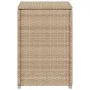 Mesa cubierta para bombona de propano ratán beige 40x40x60 cm by , Garden tables - Ref: Foro24-366297, Price: 91,49 €, Discou...