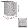 Beiger Rattan-Tisch für Propangasflasche, 40x40x60 cm. von , Gartentische - Ref: Foro24-366297, Preis: 91,49 €, Rabatt: %