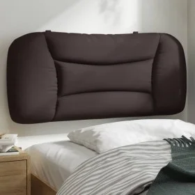 Padded headboard dark brown fabric 80 cm by , Headboards and footboards - Ref: Foro24-374528, Price: 35,96 €, Discount: %