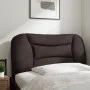 Padded headboard dark brown fabric 80 cm by , Headboards and footboards - Ref: Foro24-374528, Price: 35,96 €, Discount: %