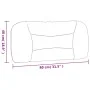 Padded headboard dark brown fabric 80 cm by , Headboards and footboards - Ref: Foro24-374528, Price: 35,96 €, Discount: %