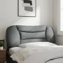 Padded headboard light gray fabric 100 cm by , Headboards and footboards - Ref: Foro24-374549, Price: 35,59 €, Discount: %