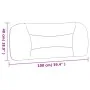 Padded headboard light gray fabric 100 cm by , Headboards and footboards - Ref: Foro24-374549, Price: 35,59 €, Discount: %