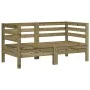 Ecksofas für den Garten, 2 Stück, imprägniertes Kiefernholz. von , Modulare Sofas für den Außenbereich - Ref: Foro24-837990, ...