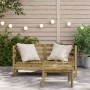 Sofás de esquina de jardín 2 uds madera de pino impregnada by , Modular outdoor sofas - Ref: Foro24-837990, Price: 89,60 €, D...