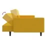 Sofá cama de 2 plazas terciopelo amarillo by , Sofas - Ref: Foro24-375944, Price: 259,35 €, Discount: %