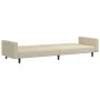 Sofá cama de 2 plazas terciopelo color crema by , Sofas - Ref: Foro24-375946, Price: 260,54 €, Discount: %