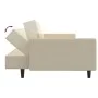Sofá cama de 2 plazas terciopelo color crema by , Sofas - Ref: Foro24-375946, Price: 260,54 €, Discount: %
