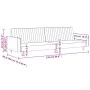 Sofá cama de 2 plazas terciopelo color crema by , Sofas - Ref: Foro24-375946, Price: 260,54 €, Discount: %