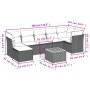 Juego de sofás de jardín con cojines beige 8 pzas ratán PE by , Garden sets - Ref: Foro24-3223756, Price: 456,00 €, Discount: %