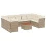 Juego de sofás jardín con cojines beige 10 pzas ratán sintético de , Conjuntos de jardín - Ref: Foro24-3223804, Precio: 654,8...