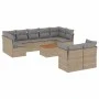 Juego de sofás jardín con cojines beige 10 pzas ratán sintético by , Garden sets - Ref: Foro24-3223812, Price: 580,07 €, Disc...