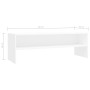 Sperrholz TV-Möbel weiß 120x40x40 cm von vidaXL, TV-Möbel - Ref: Foro24-800036, Preis: 50,25 €, Rabatt: %
