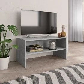 Concrete gray plywood TV cabinet 80x40x40 cm by vidaXL, TV Furniture - Ref: Foro24-800058, Price: 41,90 €, Discount: %