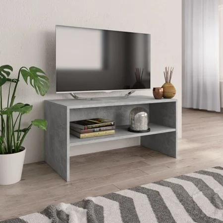 Mueble de TV madera contrachapada gris hormigón 80x40x40 cm de vidaXL, Muebles TV - Ref: Foro24-800058, Precio: 41,90 €, Desc...