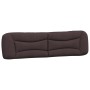Gepolstertes Kopfteil aus dunkelbraunem Stoff, 200 cm von , Kopf- und Fußteile - Ref: Foro24-374619, Preis: 86,94 €, Rabatt: %