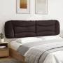 Cabecero de cama acolchado tela marrón oscuro 200 cm de , Cabeceros y pies de cama - Ref: Foro24-374619, Precio: 85,99 €, Des...