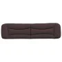 Dark brown fabric padded headboard 200 cm by , Headboards and footboards - Ref: Foro24-374619, Price: 85,99 €, Discount: %