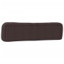 Cabecero de cama acolchado tela marrón oscuro 200 cm de , Cabeceros y pies de cama - Ref: Foro24-374619, Precio: 86,94 €, Des...