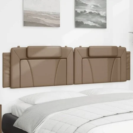 Cabecero de cama acolchado cuero sintético capuchino 200 cm de , Cabeceros y pies de cama - Ref: Foro24-374818, Precio: 69,61...
