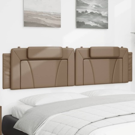 Gepolstertes Bettkopfteil aus Cappuccino-Kunstleder, 200 cm von , Kopf- und Fußteile - Ref: Foro24-374818, Preis: 70,89 €, Ra...