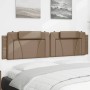 Gepolstertes Bettkopfteil aus Cappuccino-Kunstleder, 200 cm von , Kopf- und Fußteile - Ref: Foro24-374818, Preis: 70,89 €, Ra...