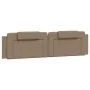 Cabecero de cama acolchado cuero sintético capuchino 200 cm de , Cabeceros y pies de cama - Ref: Foro24-374818, Precio: 69,61...