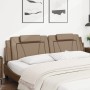 Gepolstertes Bettkopfteil aus Cappuccino-Kunstleder, 200 cm von , Kopf- und Fußteile - Ref: Foro24-374818, Preis: 70,89 €, Ra...