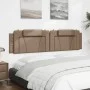 Cabecero de cama acolchado cuero sintético capuchino 200 cm de , Cabeceros y pies de cama - Ref: Foro24-374818, Precio: 69,61...
