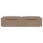 Cabecero de cama acolchado cuero sintético capuchino 200 cm de , Cabeceros y pies de cama - Ref: Foro24-374818, Precio: 70,81 €