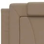 Cabecero de cama acolchado cuero sintético capuchino 200 cm de , Cabeceros y pies de cama - Ref: Foro24-374818, Precio: 69,61...