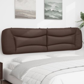 Brown synthetic leather padded bed headboard 200 cm by , Headboards and footboards - Ref: Foro24-374625, Price: 85,17 €, Disc...