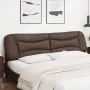 Gepolstertes Bettkopfteil aus braunem Kunstleder, 200 cm von , Kopf- und Fußteile - Ref: Foro24-374625, Preis: 84,23 €, Rabat...