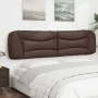 Cabecero de cama acolchado cuero sintético marrón 200 cm de , Cabeceros y pies de cama - Ref: Foro24-374625, Precio: 84,23 €,...