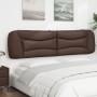 Gepolstertes Bettkopfteil aus braunem Kunstleder, 200 cm von , Kopf- und Fußteile - Ref: Foro24-374625, Preis: 85,17 €, Rabat...