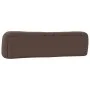 Cabecero de cama acolchado cuero sintético marrón 200 cm de , Cabeceros y pies de cama - Ref: Foro24-374625, Precio: 84,23 €,...
