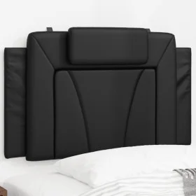 Gepolstertes Bettkopfteil aus schwarzem Kunstleder, 80 cm von , Kopf- und Fußteile - Ref: Foro24-374760, Preis: 30,14 €, Raba...