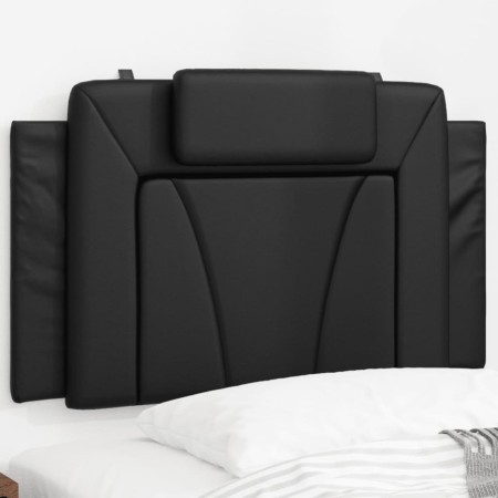 Gepolstertes Bettkopfteil aus schwarzem Kunstleder, 80 cm von , Kopf- und Fußteile - Ref: Foro24-374760, Preis: 30,53 €, Raba...