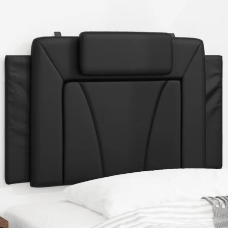 Gepolstertes Bettkopfteil aus schwarzem Kunstleder, 80 cm von , Kopf- und Fußteile - Ref: Foro24-374760, Preis: 30,14 €, Raba...
